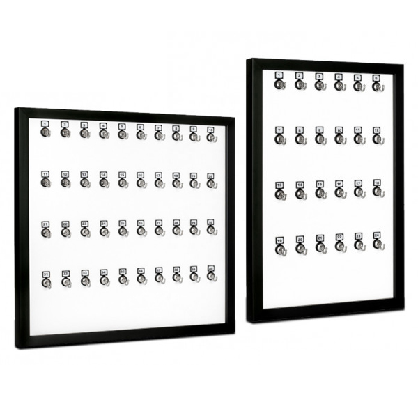 Framed Metal Hook with Number Plates