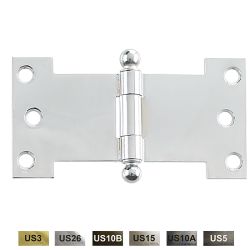 CALROYAL-PARH-3A Parliament Hinge Residential Weight Plain Bearing 3" x 2 1/4" x 0.093"