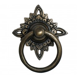 Gado Gado HRP5010 Ring Pull w/ Carved Filigree Star Backplate