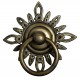 Gado Gado HRP5010 Ring Pull w/ Carved Filigree Star Backplate