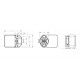 Zephyr 2200 Traditional Series Electronic RFID Lock, Spring Latch (Keypad or Card Access)