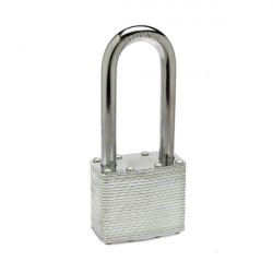 Zephyr 18050 Steel Laminated 2.5" Long Shackle Padlock