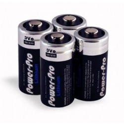 Dakota Alert CR123A 4PK 3V Batteries