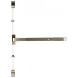 Copper Creek V9560 Grade 1 Vertical Rod Exit, Finish - Satin Stainless