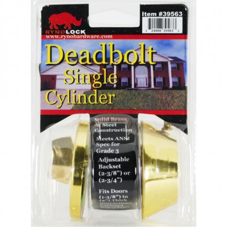 Value Brand 39563 Single Cylinder Deadbolt Grade 3