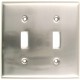 Rusticware 785 785ORB Double Switch Switchplate