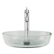 Polaris P526 Clear Glass Vessel Bathroom Sink