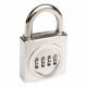 K2621 CCL K2620PC Sesamee Front-Faced Resettable Combination Padlock, Retail Carded