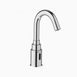 Sloan Sensor Faucet SF2250 Single Hole Gooseneck with Below Deck Controls Access and 4" Trim Plate