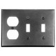 Acorn AW5BP AW5BP Duplex Smooth Iron-Steel Wall Plate