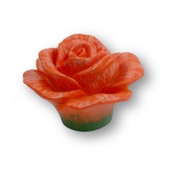 SIRO 101-H122 Floweres Orange Rose Knob