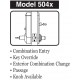 Kaba 5052CWL3 Mechanical Pushbutton Lock