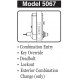 Kaba 5051RWL26D Mechanical Pushbutton Lock