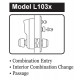 Kaba LR10353 Cylindrical Lock w/ Lever