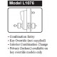 Kaba LR1076M26D Cylindrical Lock w/ Lever