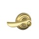 Schlage CHP AND Champagne Door Lever with Andover Decorative Rose
