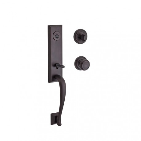 Baldwin DELXTRA.TRR0.15 Reserve Del Mar Handleset - Traditional Knob, Traditional Round Rose