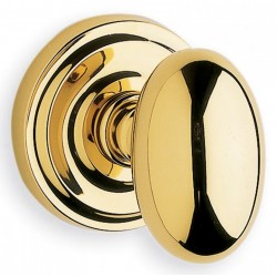 Omnia 432 Interior Traditional Knob Latchset - Solid Brass