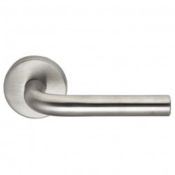 Omnia 11 Interior Modern Lever Latchset - Stainless Steel