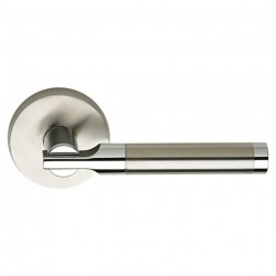 Omnia 23 Interior Modern Lever Latchset - Stainless Steel