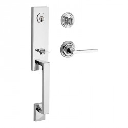 Baldwin Reserve SEA Seattle Contemporary Handleset w/ Contemporary Square Rose