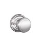 Schlage F51A AND 605 AND CK AND Andover Door Knob with Andover Decorative Rose