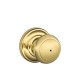 Schlage F170 AND 605 AND AND Andover Door Knob with Andover Decorative Rose