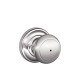Schlage F51A AND 605 AND MK AND Andover Door Knob with Andover Decorative Rose
