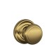 Schlage AND Andover Door Knob with Andover Decorative Rose