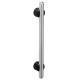 Ives 8848 8848-12BLK Latitude Decorative Straight Pull w/ Black Stand Offs, 1" Diameter