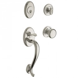 Baldwin Estate Series 85315 Logan Sectional Trim w/ 5015 Classic Door Knob or 5455V Wave Door Lever