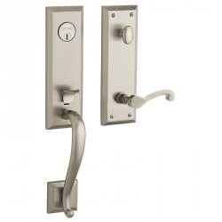 Baldwin Estate Hardware Series 85355 Stonegate Emergency Egress Handleset w/ 5445V Classic Door Lever