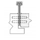 ABH A110 Aluminum Continuous Geared Hinge Fully Concealed No Inset