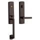 Baldwin Estate Hardware Series 85387 Soho 3/4 Escutcheon Handleset Emergency Egress w/ 5485V Door Lever