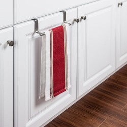 Hardware Resources Stainless Steel Over-the-Door Towel Bar