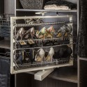 Hardware Resources RSR-12  72" wire rotating shoe rack with 12 shelves