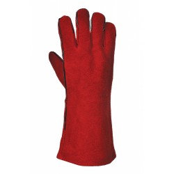 Portwest A500RERXL Welders Gauntlet, Size-XL, Color-Red