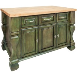 Tuscan Jeffrey Alexander 52 5/8" x 32 3/8" x 35 1/4" Furniture Style Island