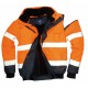 Portwest UC465 UC465YNRM Hi-Vis Contrast Bomber Jacket, Yellow Navy Color