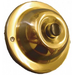 Trine JRP Polished Solid Brass w/ black center