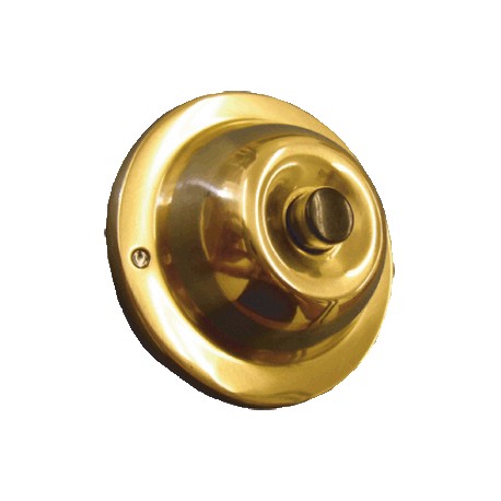 Trine JRP Polished Solid Brass w/ black center