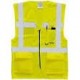 Portwest US371 US371YERM Tulsa Contrast Hi-Vis Mesh Vest