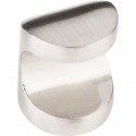 Elements 530142 Capri Cabinet Cylindrical Knob, Diameter-13/16", Finish-Satin Nickel