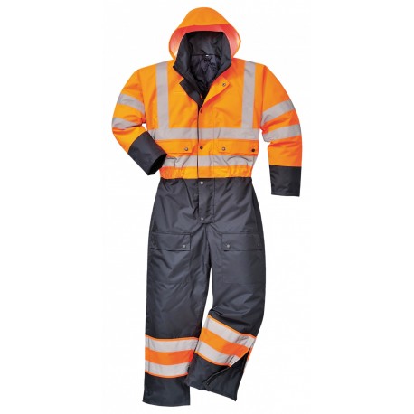 Portwest S485 S485YNRXL Hi-Vis Contrast Winter Coverall