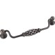 Jeffrey Alexander 749-160 Tuscany 7 3/16" Overall Length Birdcage Cabinet Pull with backplates