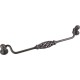 Jeffrey Alexander 749-224ABSB 749-224 Tuscany 9 3/4" Overall Length Birdcage Cabinet Pull with backplates