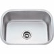 Hardware Resources 862 Stainless Steel (18 Gauge) Utility Sink (23 1/2" x 17 3/4" x 9")