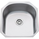 Hardware Resources 863 Stainless Steel (18 Gauge) Utility Sink (19 3/4" x 20 1/2" x 9")