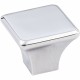 Jeffrey Alexander 972L Marlo 1 1/4" Overall Length Square Zinc Die Cast Cabinet Knob