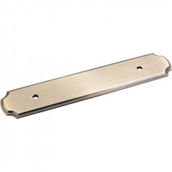 Jeffrey Alexander B812 Backplates 6" x 1 1/4" Zinc Die Cast Backplate for 96mm Pull (Plain Detail)